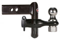 ~(9 lbs. 17X11X8)~ 6 Deluxe Powder Coat Black Forged Steel Adjustable Hitch