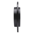 R1 02-10 Ford Explorer Rear Right Drilled & Slotted Black Brake Rotor