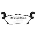 EBC 05-07 Hummer H3 3.5 Yellowstuff Rear Brake Pads