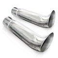 Stainless Works Bell Exhaust Tips- 2 1/4in ID Inlet 2 1/4in Body