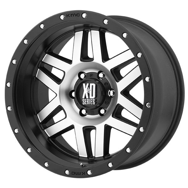 XD128 20X10 6X5.5 MACH BLK-RING -24MM