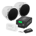 BOSS Audio Systems MCBK520B Motorcycle Speaker Amplifier / Bluetooth / 3in Speakers