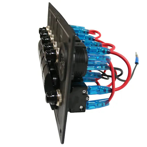 5-Switch Voltmeter Panel w/Breakers