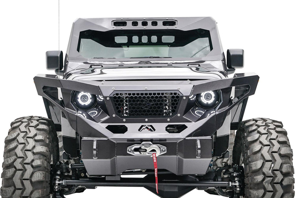 18C JEEP JL VICOWL 4 LIGHT INSERT BARE STEEL