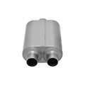 Super 40 Series Chambered Muffler Super 40 Stainless Steel 3.00 Center In 2.50 Dual Out Aggressive Sound Flowmaster