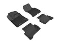 3D MAXpider 2017-2020 Jaguar XE Kagu 1st & 2nd Row Floormats - Black
