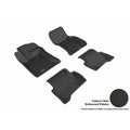 3D MAXpider 2017-2020 Jaguar XE Kagu 1st & 2nd Row Floormats - Black