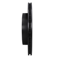 R1 93-99 Dodge STEALTH Rear Right Drilled & Slotted Black Brake Rotor
