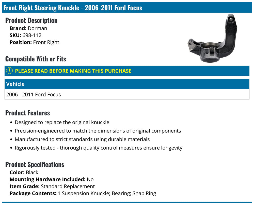 STEERING KNUCKLE