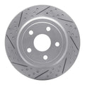 DFC 11-22 Dodge Durango Rear Left Drilled & Slotted Geoperformance Rotor