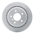 R1 95-02 BMW Z3 Left Rear Drilled & Slotted Geoperformance Rotor
