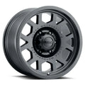 16X8 8-165.1 +01MM SATIN BLACK WITH