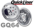 SIMULATOR FRONT SET GM/FORD/DODGE DUAL WHEEL 16IN 8LUG 4HH QUICKLINER