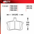 Hawk HP+ Street Brake Pads