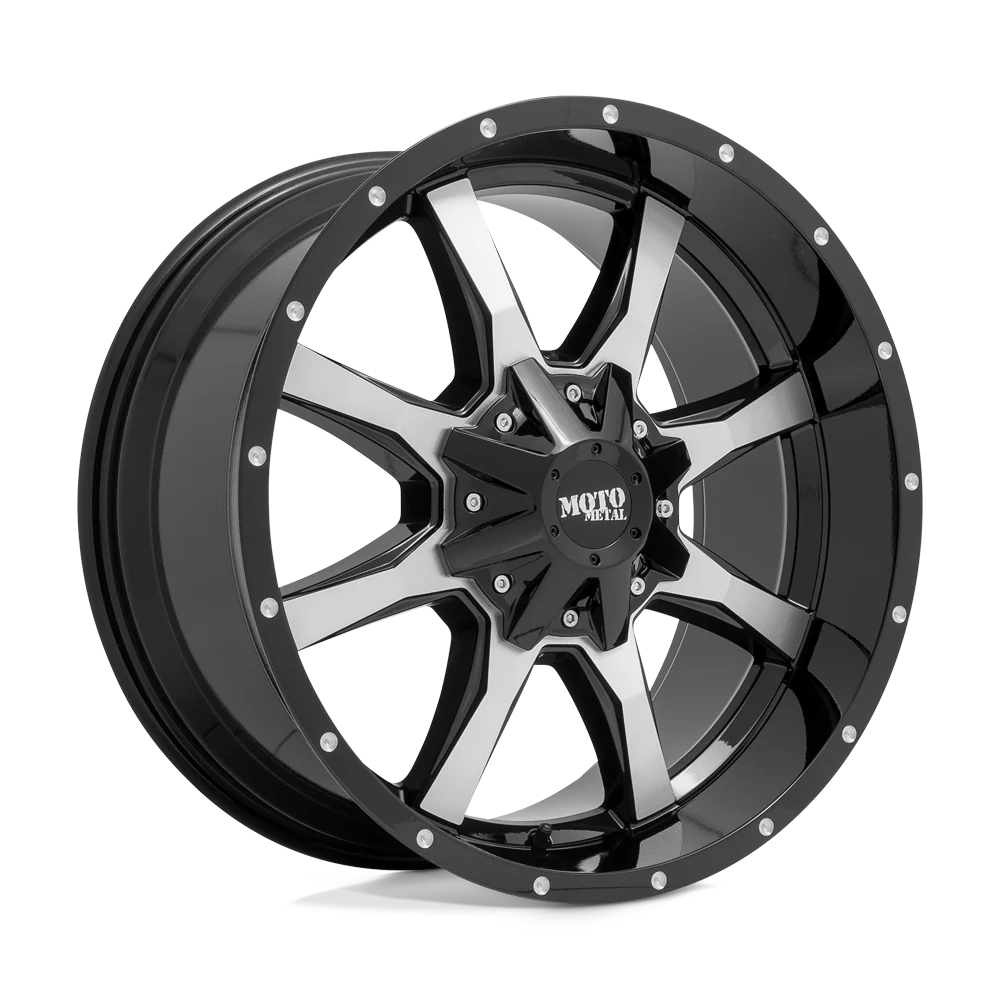 Wheel Pros Moto Metal MO970 17X8 5X4.25/4.5 MCH G-BLK 40MM MO97078001340