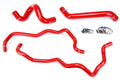 HPS Performance Red Reinforced Silicone Radiator Hose Kit Coolant for Jeep 07-11 Wrangler JK 3.8L V6