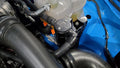J&L 24-26 Ford Mustang EcoBoost Driver Side Oil Separator 3.0 - Black Anodized
