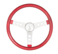 Steering Wheel Mtl Flake Red/Spoke Chrm 15