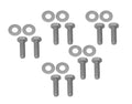 Kentrol 07-18 Jeep Wrangler JK Body Door Hinge Set 4 Pieces 2 Door Bare Grey