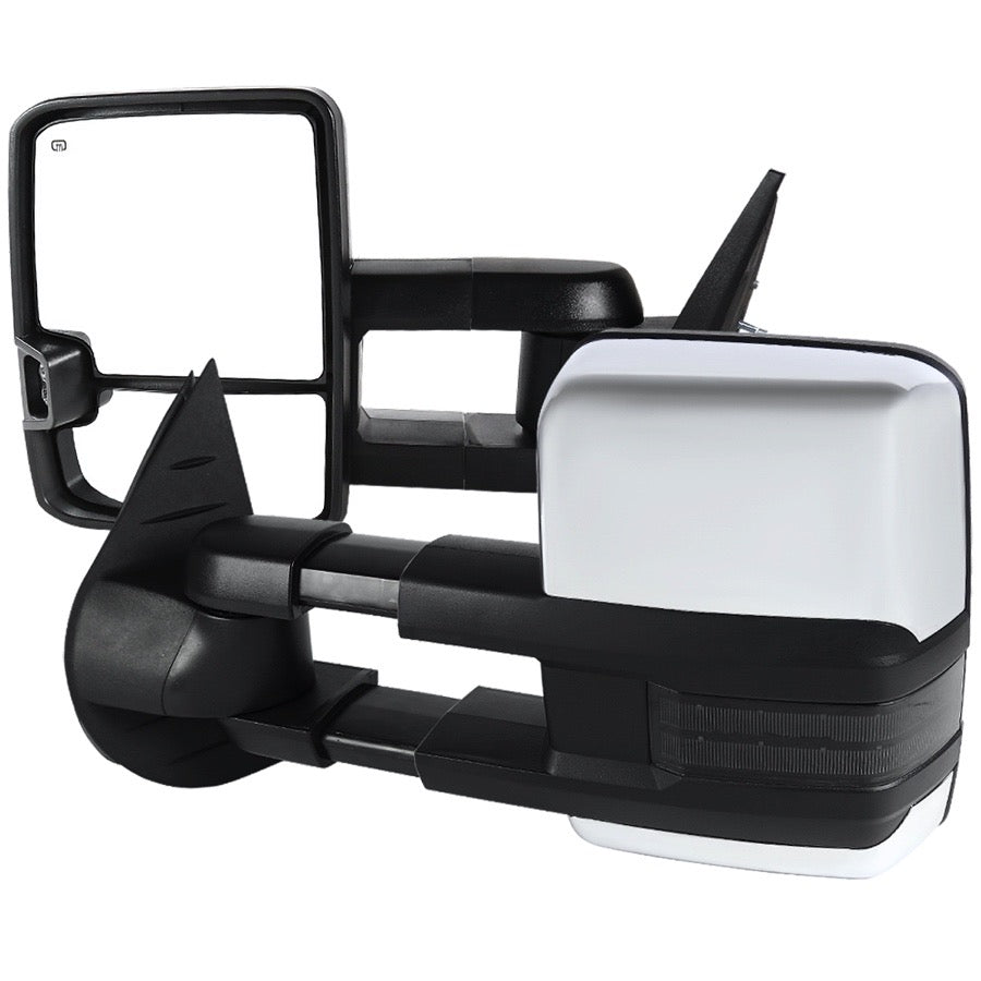 TOWING MIRROR CHROME CVR POWER HEAT