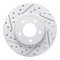 R1 91-00 Ford Taurus Excl Sho Front Left Drilled & Slotted Geoperformance Rotor