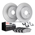 DFC 05-18 Audi Q3 Rear Geospec Rotors with 5000 Advanced Brake Pads w/Hardware