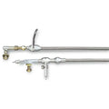 UNIVERSAL THROTTLE CABLE; FOR CHRYSLER 727; BLACK HOUSING; BILLET ENDS;