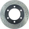 StopTech 95-03 Toyota Tacoma (6 Lug) / 96-00 4Runner Front Right Slotted & Drilled Rotor