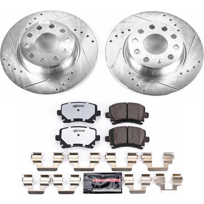 Power Stop 2013 Audi A3 Quattro Rear Z23 Evolution Sport Brake Kit
