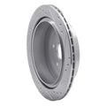 R1 Concepts Brake Rotor Drilled and Slotted Silver Fits Subaru B9