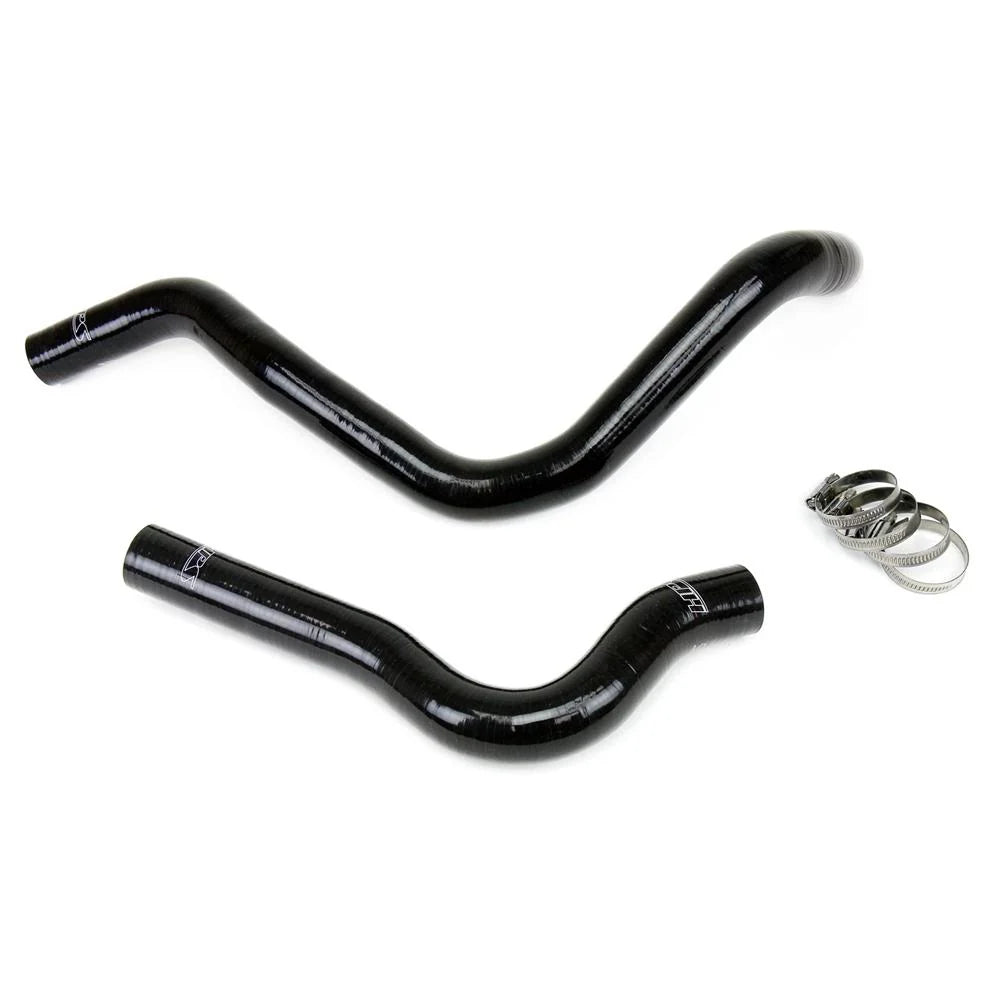 HPS Performance Black Reinforced Silicone Radiator Hose Kit Coolant for Honda 92-00 Civic w/ B16
