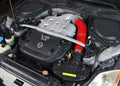 HPS Performance Red Reinforced Silicone Post MAF Air Intake Hose Kit for Nissan 03-06 350Z 3.5L V6