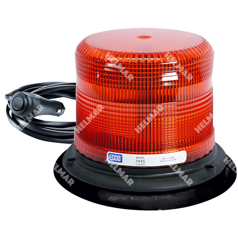 LED BEACON: PULSE II 1248VDC PULSE8 FLASH VACUUMMAGNET MOUNT 5IN RED