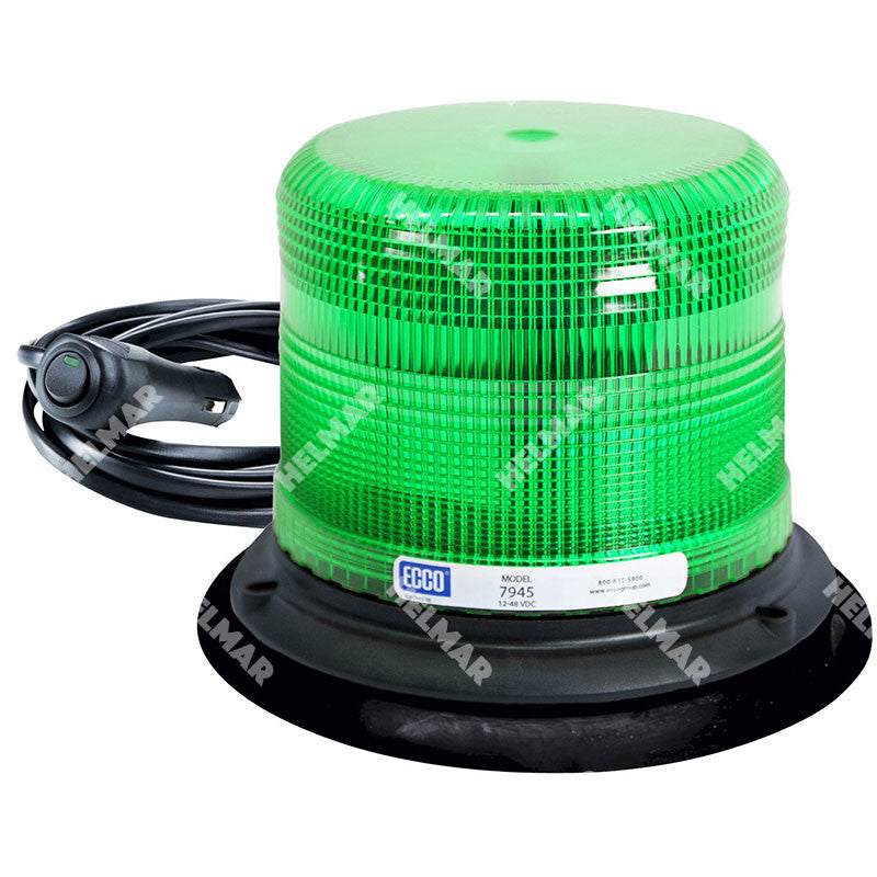 LED BEACON: PULSE II 1248VDC PULSE8 FLASH VACUUMMAGNET MOUNT 5IN GREEN