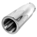 Stainless Works Double Wall Straight Cut Exhaust Tip 2 1/2in body 2 1/4in id