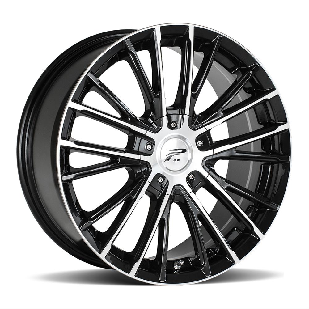 437 17X7.5 5-100 BLACK