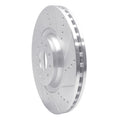 DFC 12-25 Audi S3 (USA/Canada) Front Right Drilled & Slotted Silver Brake Rotor