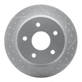 DFC 99-04 Jeep Grand Cherokee Rear Right Drilled & Slotted Geoperformance Rotor