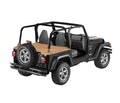 Jeep 1997-2002 Wrangler TJ; NOTE For Supertop (bows folded down)