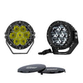 XK Glow Spot Beam Cube Offroad Round Work Light Kit 1pc 5in