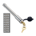 4 PK MIXED 2.5KAHITCH LOCKS FOR B&W 2IN & 2.5IN TOW & STOW 10K LB & 18K LBW/ LOCK FOR 2.5IN REC