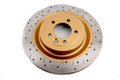 DBA 01-07 BMW M3 E46 w/325mm rotor Rear Drilled & Slotted 4000 Series Rotor