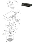 120V (DUCTLESS) RANGE HOOD 20IN X 12IN 2 SPEED WHITE PEBBLE FINISH