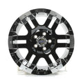 MO951 17X9 5X4.5 G-BLK MACH -12MM