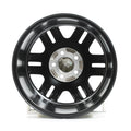 MO951 17X9 5X4.5 G-BLK MACH -12MM