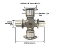 UNIVERSAL JOINT, GREASABLE