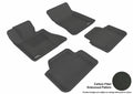 3D MAXpider 2004-2010 BMW X3 E83 Kagu 1st & 2nd Row Floormats - Black