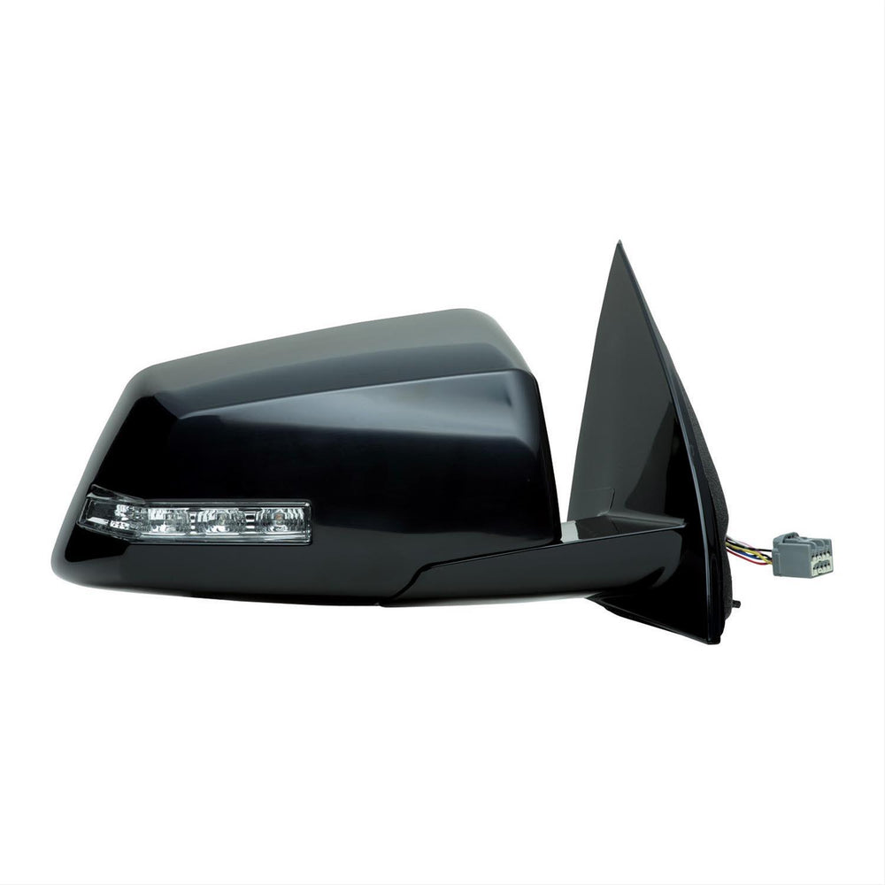 0912 TRAVERSE/0712 ACADIA/0710 OUTLOOK RH HEATED PWR FOLDAWAY OE MIRROR BLK PTM W/ TURN SIGNAL