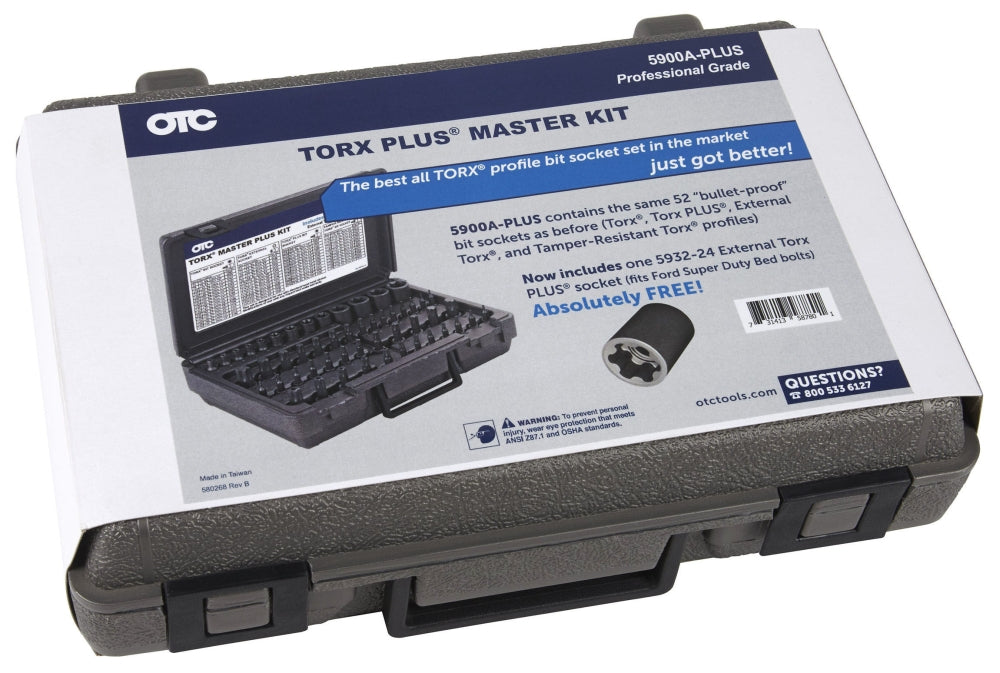 53 PC MASTER SQ DR TORX SET W/24EP