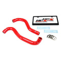HPS Performance Red Reinforced Silicone Radiator Hose Kit Coolant for Honda 12-15 Civic Si